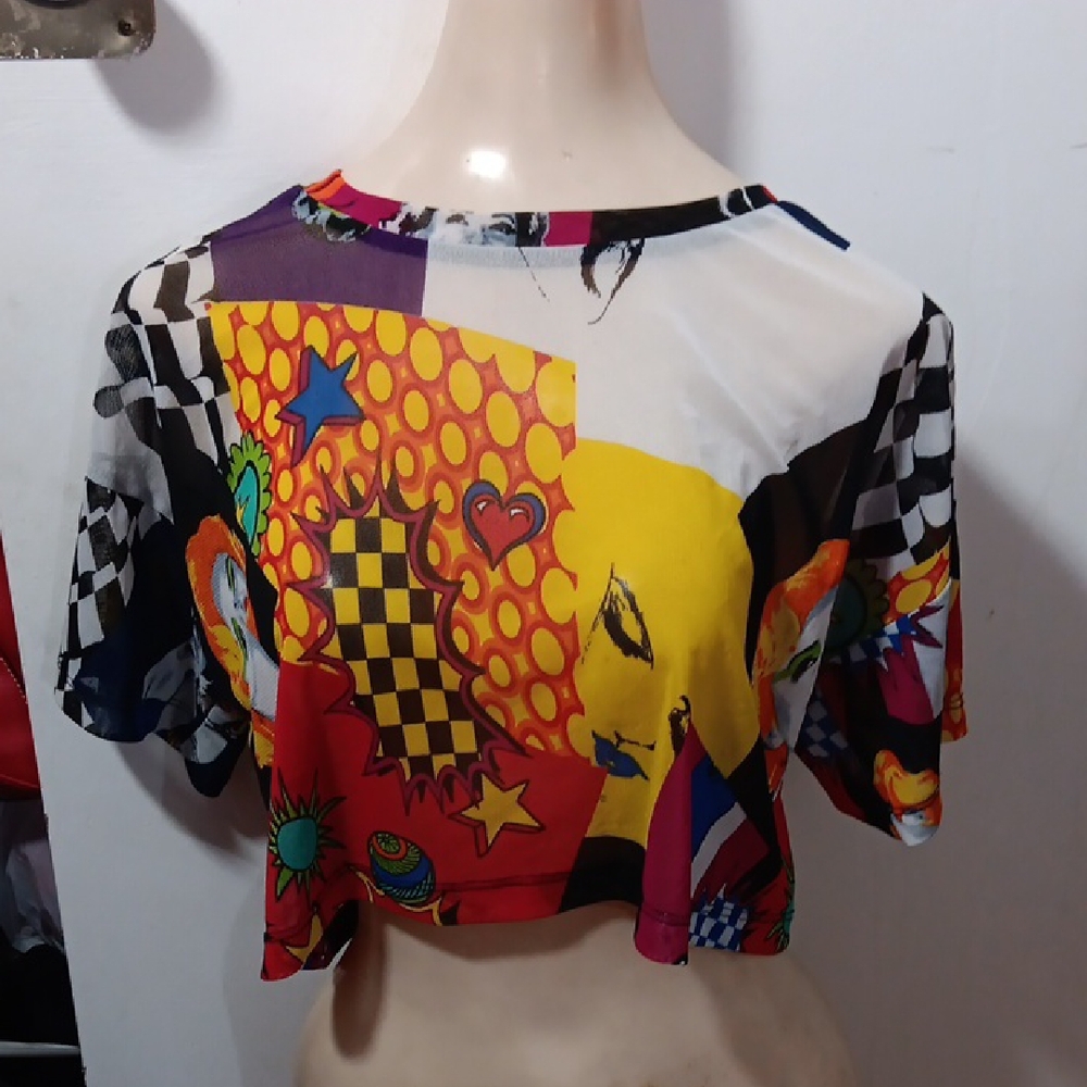 Colorful Graphic Women's Top